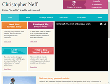 Tablet Screenshot of christopherneff.com